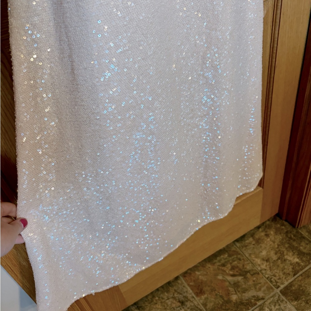 Allure Bridesmaids 1471 strapless sequin dress - Picture 8 of 9